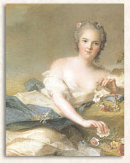 Jjean-Marc nattier Anne Henriette of France represented as Flora